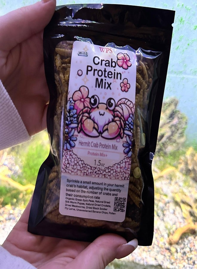 CTWPets Hermit Crab Food, Protein Mix, Pet Snack Treat for Proteins & Nutrients, Hermit Crab Protein Mix - Image 2